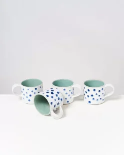 Motel a Miio Nodoa 4Er Set Tasse Mint Mit Punkten Discount