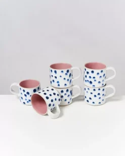 Motel a Miio Nodoa 6Er Set Tasse Rosa Mit Punkten Online