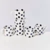 Motel a Miio Nodoa 6Er Set Tasse Schwarze Punkte New
