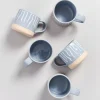Motel a Miio Nodoa Tasse Grau Weis Gestreift Sale