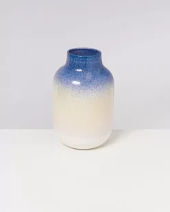 Motel a Miio Nuno Vase L Blau Rosa Gesprenkelt New