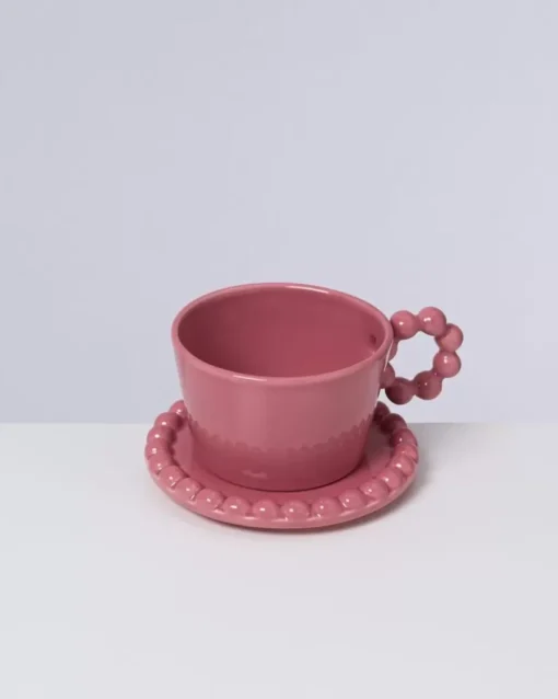 Motel a Miio Seia Untertasse Flor Rosa New