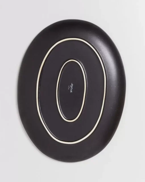 Motel a Miio Sintra Servierplatte Oval L Schwarz Discount