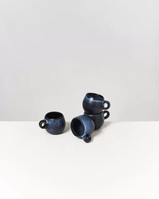 Motel a Miio Turmalina 4Er Set Espressotasse Schwarz Discount