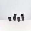 Motel a Miio Turmalina 6Er Set Espressobecher Schwarz New